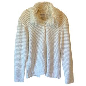 Vintage White SideEffects Cardigan